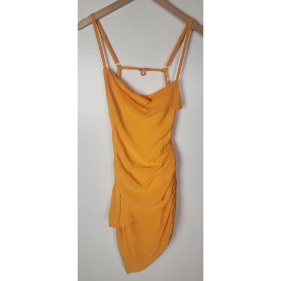Jacquemus Dresses & Skirts - JACQUEMUS Women's Sz. 36 Orange Linen The Saudade Mini Dress